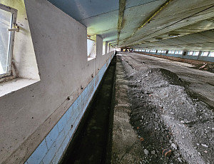 Bourací práce na hale chovu prasnic